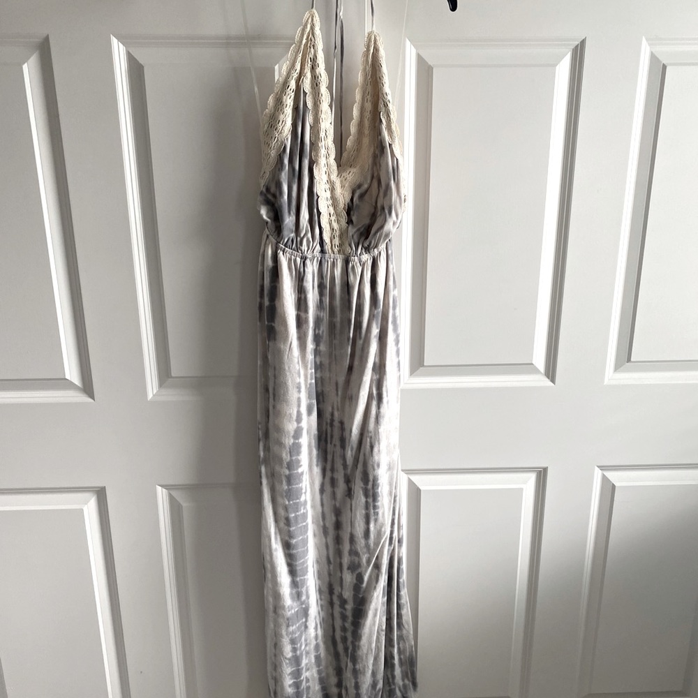 Tie dye maxi dress
